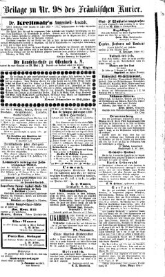 Fränkischer Kurier Donnerstag 7. April 1864