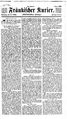 Fränkischer Kurier Freitag 15. April 1864