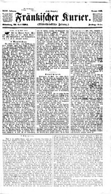 Fränkischer Kurier Freitag 22. April 1864