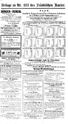 Fränkischer Kurier Freitag 22. April 1864