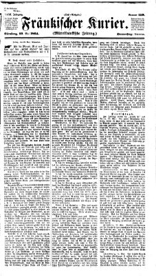 Fränkischer Kurier Donnerstag 19. Mai 1864