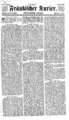 Fränkischer Kurier Samstag 21. Mai 1864