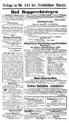 Fränkischer Kurier Samstag 21. Mai 1864