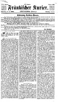 Fränkischer Kurier Samstag 4. Juni 1864