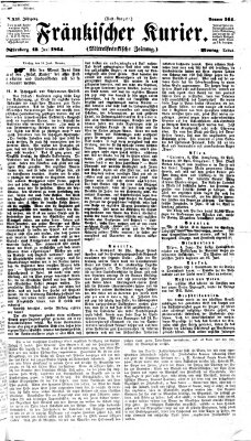 Fränkischer Kurier Montag 13. Juni 1864