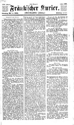 Fränkischer Kurier Sonntag 26. Juni 1864