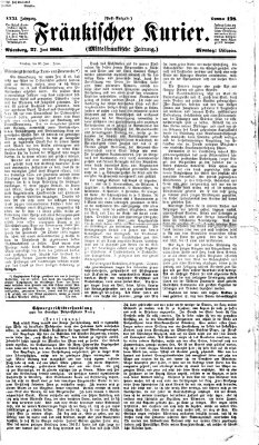 Fränkischer Kurier Montag 27. Juni 1864