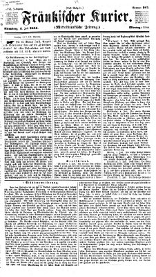 Fränkischer Kurier Montag 4. Juli 1864