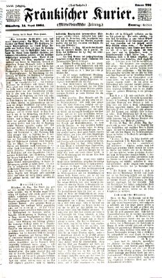 Fränkischer Kurier Sonntag 14. August 1864