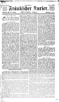 Fränkischer Kurier Montag 22. August 1864