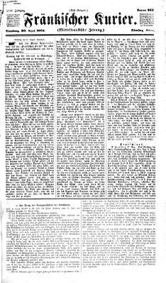 Fränkischer Kurier Dienstag 30. August 1864