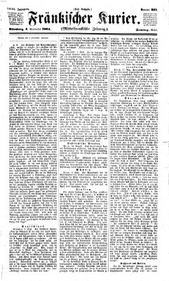 Fränkischer Kurier Sonntag 4. September 1864