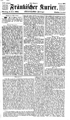 Fränkischer Kurier Dienstag 4. Oktober 1864