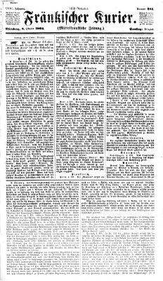 Fränkischer Kurier Samstag 8. Oktober 1864