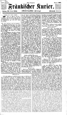 Fränkischer Kurier Mittwoch 12. Oktober 1864