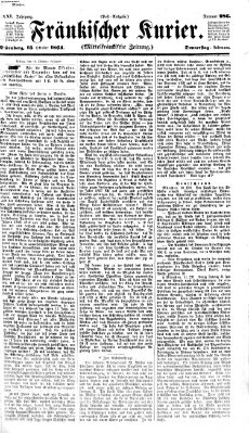 Fränkischer Kurier Donnerstag 13. Oktober 1864