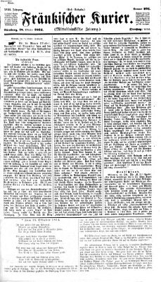 Fränkischer Kurier Dienstag 18. Oktober 1864