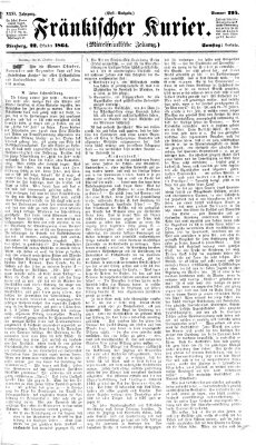 Fränkischer Kurier Samstag 22. Oktober 1864