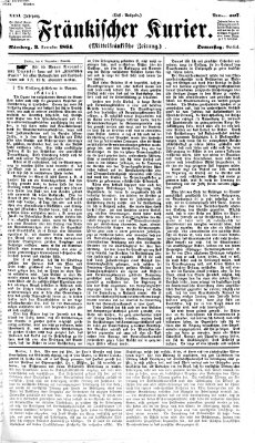 Fränkischer Kurier Donnerstag 3. November 1864