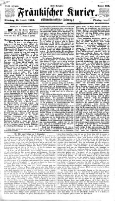 Fränkischer Kurier Samstag 19. November 1864