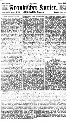 Fränkischer Kurier Samstag 24. Dezember 1864