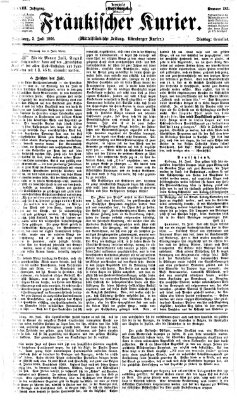 Fränkischer Kurier Dienstag 3. Juli 1866