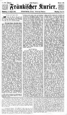 Fränkischer Kurier Samstag 18. August 1866