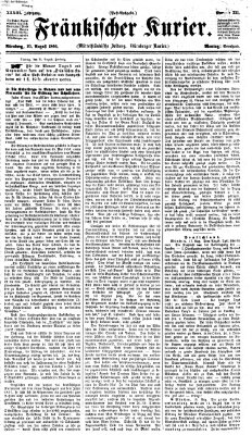 Fränkischer Kurier Montag 20. August 1866