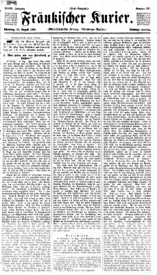 Fränkischer Kurier Dienstag 21. August 1866