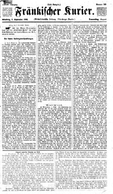 Fränkischer Kurier Donnerstag 6. September 1866