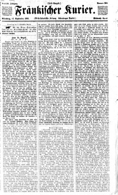 Fränkischer Kurier Mittwoch 12. September 1866