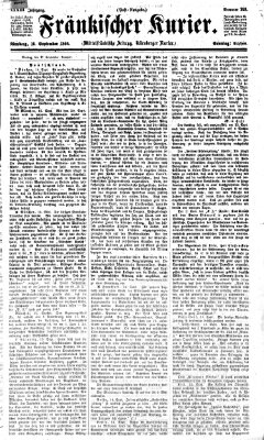 Fränkischer Kurier Sonntag 16. September 1866