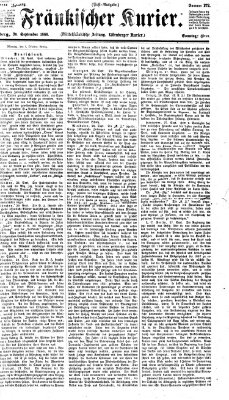 Fränkischer Kurier Sonntag 30. September 1866