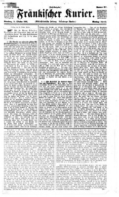 Fränkischer Kurier Montag 15. Oktober 1866