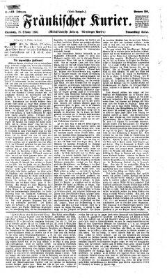 Fränkischer Kurier Donnerstag 18. Oktober 1866