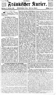 Fränkischer Kurier Freitag 30. November 1866