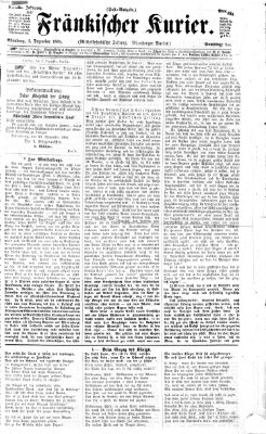 Fränkischer Kurier Samstag 1. Dezember 1866