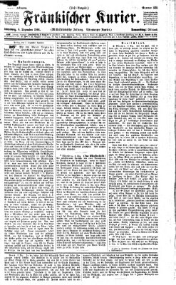 Fränkischer Kurier Donnerstag 6. Dezember 1866