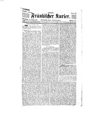 Fränkischer Kurier Montag 10. Dezember 1866