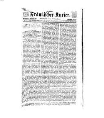 Fränkischer Kurier Donnerstag 13. Dezember 1866