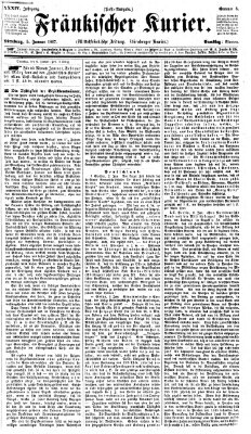 Fränkischer Kurier Samstag 5. Januar 1867