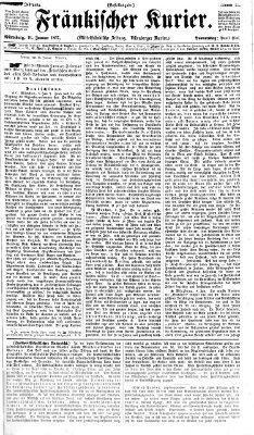 Fränkischer Kurier Donnerstag 10. Januar 1867