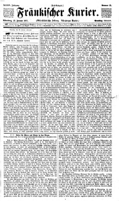 Fränkischer Kurier Samstag 12. Januar 1867