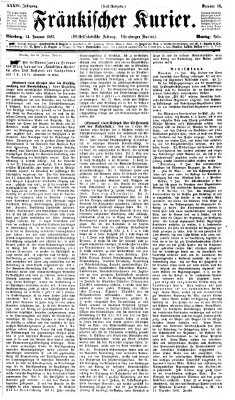 Fränkischer Kurier Montag 14. Januar 1867