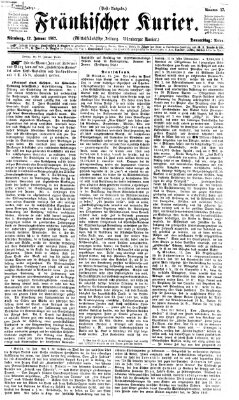 Fränkischer Kurier Donnerstag 17. Januar 1867