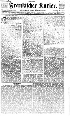 Fränkischer Kurier Samstag 2. Februar 1867