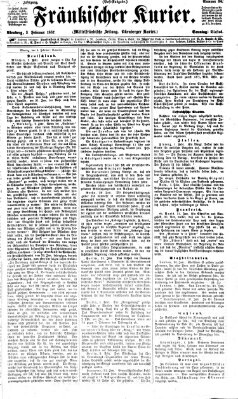 Fränkischer Kurier Sonntag 3. Februar 1867