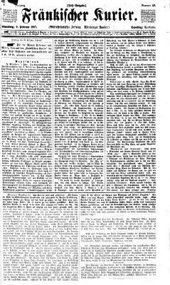 Fränkischer Kurier Samstag 9. Februar 1867