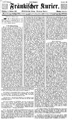 Fränkischer Kurier Montag 11. Februar 1867