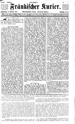 Fränkischer Kurier Dienstag 12. Februar 1867